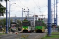 Dvě dvojice vozů Konstal 105Na se setkaly v zastávce Most Św. Rocha. | 13.7.2015