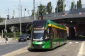 Vůz Moderus Gamma #925 byl zachycen v prostoru protisměrné zastávky Poznańska. Tuto zastávku již vůz obsloužil, protože se v jeho směru nachází již před podjezdem pod železniční tratí a tratí PST (tramvajové rychlodráhy). | 19.7.2022