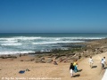 Takovýto pohled na pláž je možné vidět od konečné v Praia das Maças. | 9.1.2004