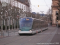 Tramvaj na lince B na pěší zóně Place de la République - Broglie směr Elsau. | 4.4.2006