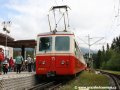 Jednotka 405 952-3+905 952-8 u nástupiště na Štrbském Plese | 5.8.2007