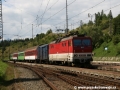 Lokomotiva 163 105-0 vjíždí do železniční stanice Štrba | 10.8.2010