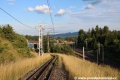 Trať ozubnicové železnice v bezprostřední blízkosti Štrby razantně stoupá od železniční stanice. | 8.7.2018