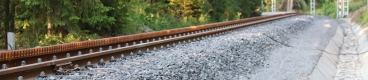 Rekonstruovaná trať ozubnicové železnice Štrba - Štrbské Pleso se Strubovu ozubnicí (STRUB TN 70). | 10.7.2021