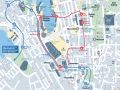 Plánek tramvajové dopravy v Sydney