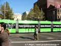 CAPITOL SQUARE, tramvajový vůz ev.č.2106 opatřený celoplošnou reklamou na Paddys Market právě přejíždí George Street | 19.5.2006