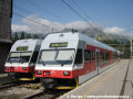 Na Štrbském Plese se setkaly spřažené jednotky TEŽ 425 959-4+425 964-4 s jednotkou 425 962-8 k níž byla již připojena jednotka 425 951-1 | 5.8.2007