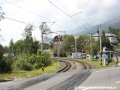 Falešná dvoukolejná trať, ve skutečnosti dvě koleje mířící z Popradu-Tater a Tatranské Lomnice do Starého Smokovce | 6.8.2007