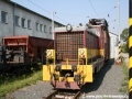 Motorová lokomotiva 706 951-1 v depu Tatranských Elektrických Železnic v Popradu | 6.8.2007