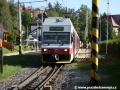 Dvojice jednotek TEŽ 425 963-6+425 964-4 v koncové stanici Tatranská Lomnica | 21.8.2008