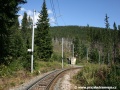 Trať Tatranských Elektrických Železnic u zastávky Popradské Pleso | 21.8.2008