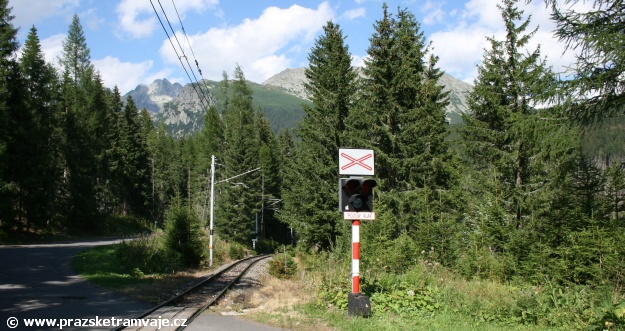 Trať Tatranských Elektrických Železnic prochází nádhernou krajinou | 21.8.2008