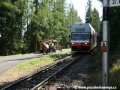 Dvojice jednotek TEŽ 425 960-2+425 962-8 klesá k Popradskému Plesu | 21.8.2008