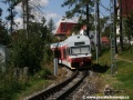 Dvojice jednotek TEŽ 425 962-8+425 951-1 opustila Nový Smokovec a klikatí se ke Štrbskému Plesu | 22.8.2008