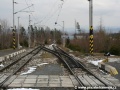 Kolejiště stanice Tatranských Elektrických Železnic Pod Lesom | 15.3.2009