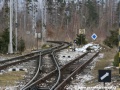 Kolejiště stanice Tatranských Elektrických Železnic Pod Lesom | 15.3.2009