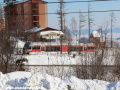 Od Popradu se do Starého Smokovce blíží jednotka 425.957-8. | 29.1.2012