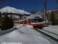 Dvojice jednotek 425.956-0+425.965-1 odjíždí ze Starého Smokovce do Popradu. | 29.1.2012