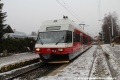 Elektrická jednotka Tatranských Elektrických Železnic 425 955-2 v Tatranské Lomnici. | 15.1.2014