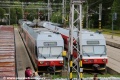 Dvojice jednotek 425 964-4+425 953-7 a 425 954-5+425 951-1 odstavené na Štrbském Plese. | 29.6.2017