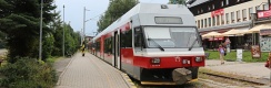Dvojice jednotek TEŽ 425 964-4+425 957-8 v Tatranské Lomnici. | 17.7.2023