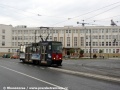 Konstal 805Na ev.č. 227 projíždí křižovatkou u zastávky Plac Teatralny. | 25.7.2014