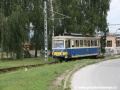 Motorový vůz 411 903-8 opouští koncovou zastávku v Trenčianské Teplé. | 20.8.2008