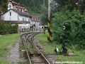 Vjezdová výhybka do koncové stanice Trenčianské Teplice je dlouhodobě postavená pouze do jednoho směru. | 20.8.2008