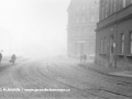 Špitálské náměstí. Vlevo Vaníčkova ulice, vpředu vpravo Moskevská ulice. | podzim 1970?