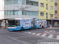 Do zastávky Divadlo odbočuje trolejbus Škoda 25Tr Citelis 1A ev.č.607. | 4.4.2014