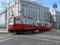 Historická tramvajová souprava vedena vozem ev.č.4033. | 8.7.2007