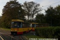 Souprava Konstalů 105Na #1324+1325 vyjíždí ze smyčky Marymont. | 29.9.2017