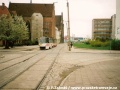 Ulice Sw.Katarzyny se soupravou vozů 105N, linka 11 | 19.4.1998