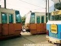 Spřažení vozů 105N, střechou prochází kabel na 600V | 12.9.1999