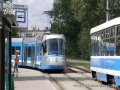 Smyčka Marino pro linky 1, 7, 15 s vozem 16T ev.č.3009 a modernizovanými Konstaly | 21.8.2008