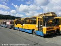 Autobus ev.č.655 Karosa B731.1653 z roku 1991 na nádvoří vozovny. Tento vůz je od roku 2009 zachován jako historické vozidlo. | 14.6.2014