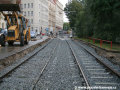 Rekonstrukce tramvajové tratě v ulici Na Moráni. | 6.9.2007