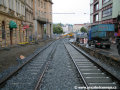 Rekonstrukce tramvajové tratě v ulici Na Moráni. | 6.9.2007