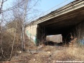 Most v Kolbenově ulici nad snesenou železniční vlečkou. | 24.3.2012