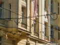 Odpojené napájení kabely trolejového vedení v Myslíkově ulici | 16.7.2010