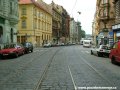 Tramvajová trať Myslíkova - křižovatka Mánes