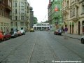 Tramvajová trať Myslíkova - křižovatka Mánes