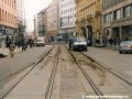 Likvidace panelů velkoplošných panelů BKV během rekonstrukce tramvajové tratě v ulici Na Poříčí | 18.3.2003