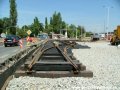 Rekonstrukce křižovatky Ohrada je v plném proudu, na místě již leží podstatná část kolejové konstrukce. | 20.7.2006