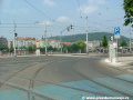 V roce 2007 nově zřízené oblouky křižovatky Palackého náměstí od Karlova náměstí k Jiráskovu náměstí značně zlepšily manipulační možnosti tramvajových tratí v centrální části Prahy.