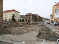 Stavba již zabrala i prostor někdejšího parkoviště pod smyčkou Podbaba | 5.4.2011