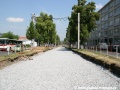 Nově zřizovaný spodek tramvajové tratě mezi Vítězným náměstím a Lotyšskou. | 22.5.2011
