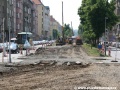 Celkový pohled na likvidovanou předjízdnou kolej Podbaba. | 22.5.2011