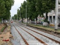 Položená kolejová pole tvořená kolejnicemi S49 jsou již zaštěrkována. | 1.6.2011