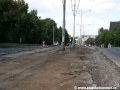 Tramvajová trať mezi Přístavištěm a Dvorci přišla o velkoplošné panely BKV. | 8.7.2011